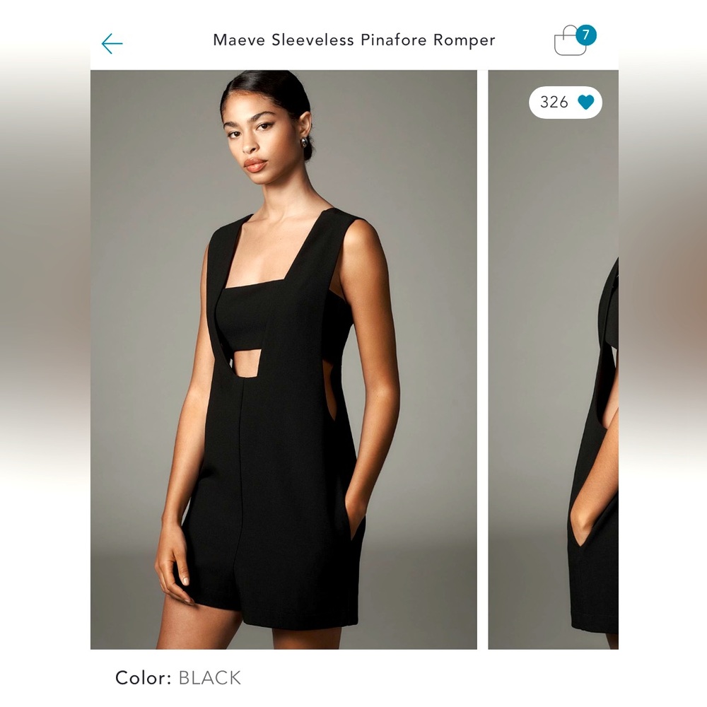 Maeve Sleeveless Pinafore Romper